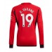 Manchester United Raphael Varane #19 Kopio Koti Pelipaita 2023-24 Pitkät Hihat